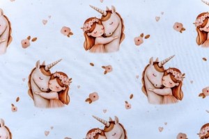 wzór Princess with Unicorn do wnętrza Hamaka PUDU.jpg